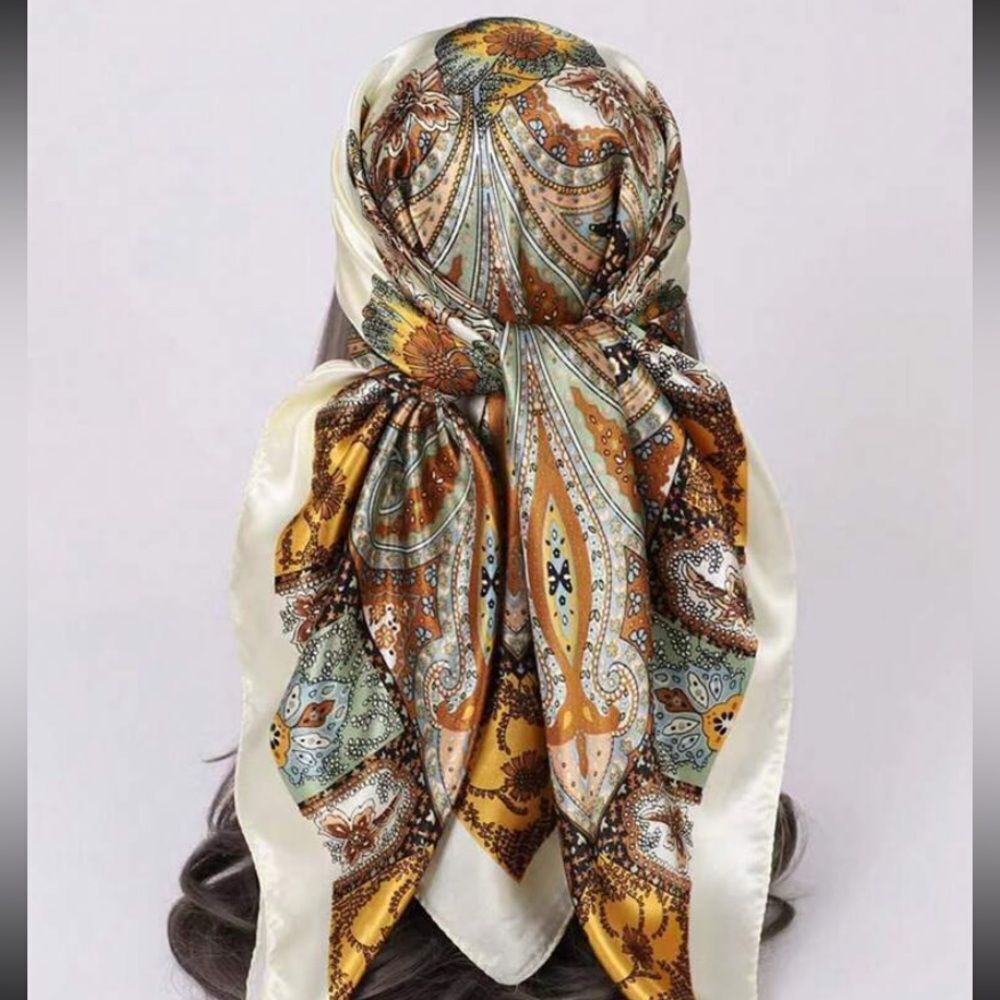 3for$20 1pc Women's Fashion Printed  Twill Scarf Headscarf